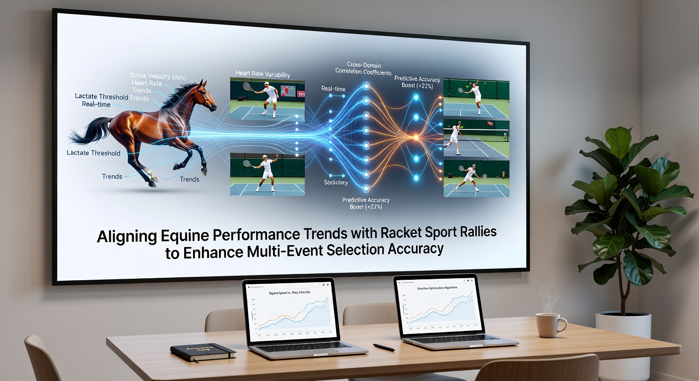 Side-by-side comparison charts showing horse racing form trends matched to tennis rally statistics