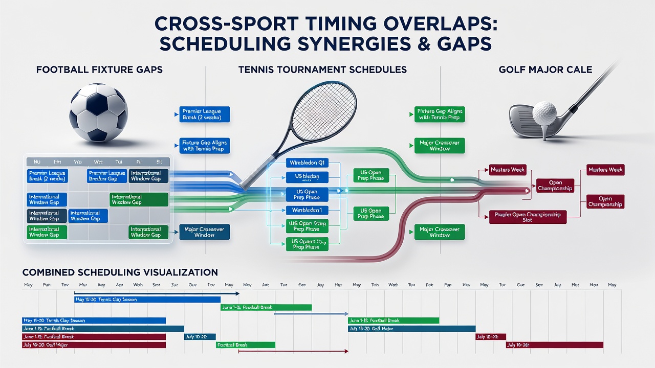 Detailed view of July 2026 cross-sport calendar overlaps and staking timelines