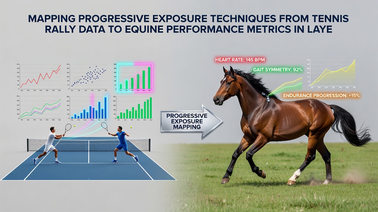 Equine performance dashboard displaying mapped metrics from tennis rallies alongside layered betting structure diagrams