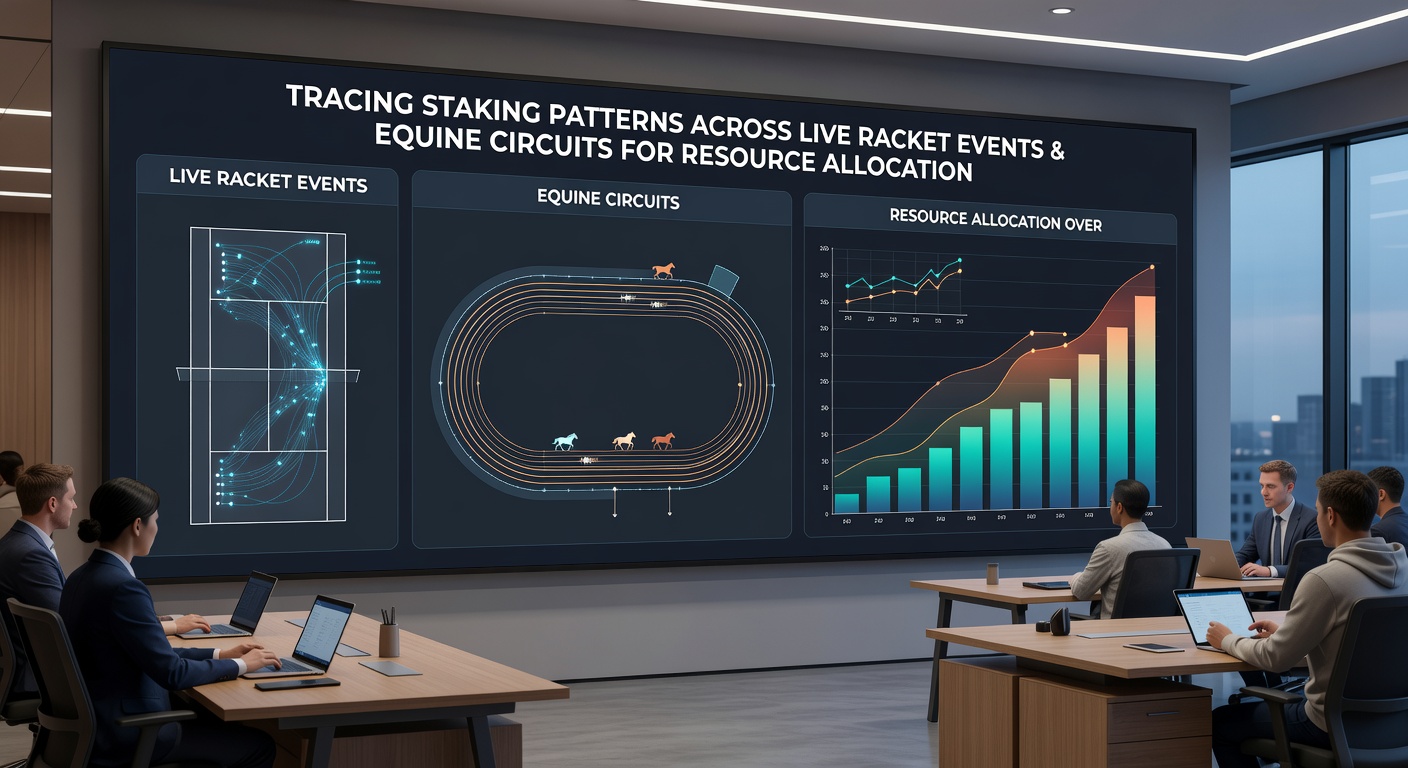 Graph illustrating resource allocation shifts between live tennis and horse racing over seasonal timelines